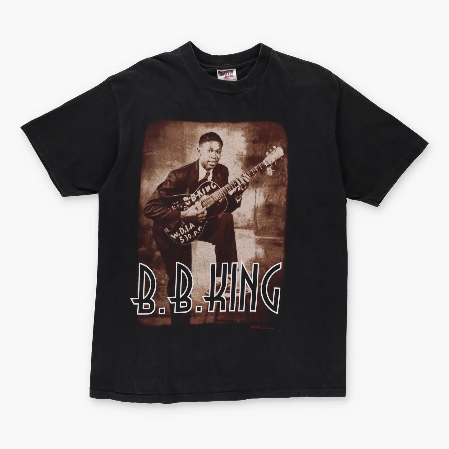B.B. KING "of The Blues" 1996 World Tour Single Stitch T-Shirt (M-L) - Vintage Sole Melbourne