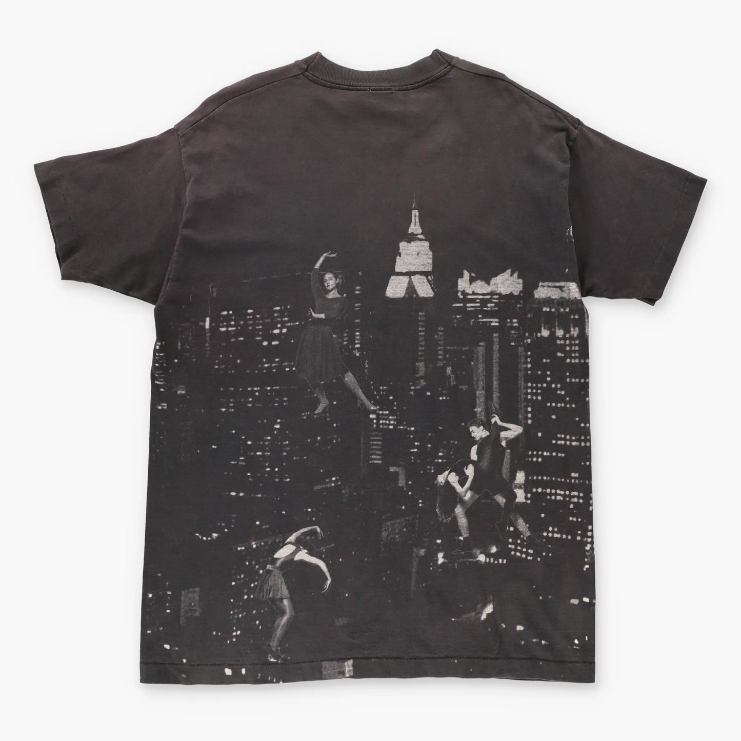 Capezio Dancing Broadway Theatre Sepia All Over Graphic Tee (XL) - Vintage Sole Melbourne