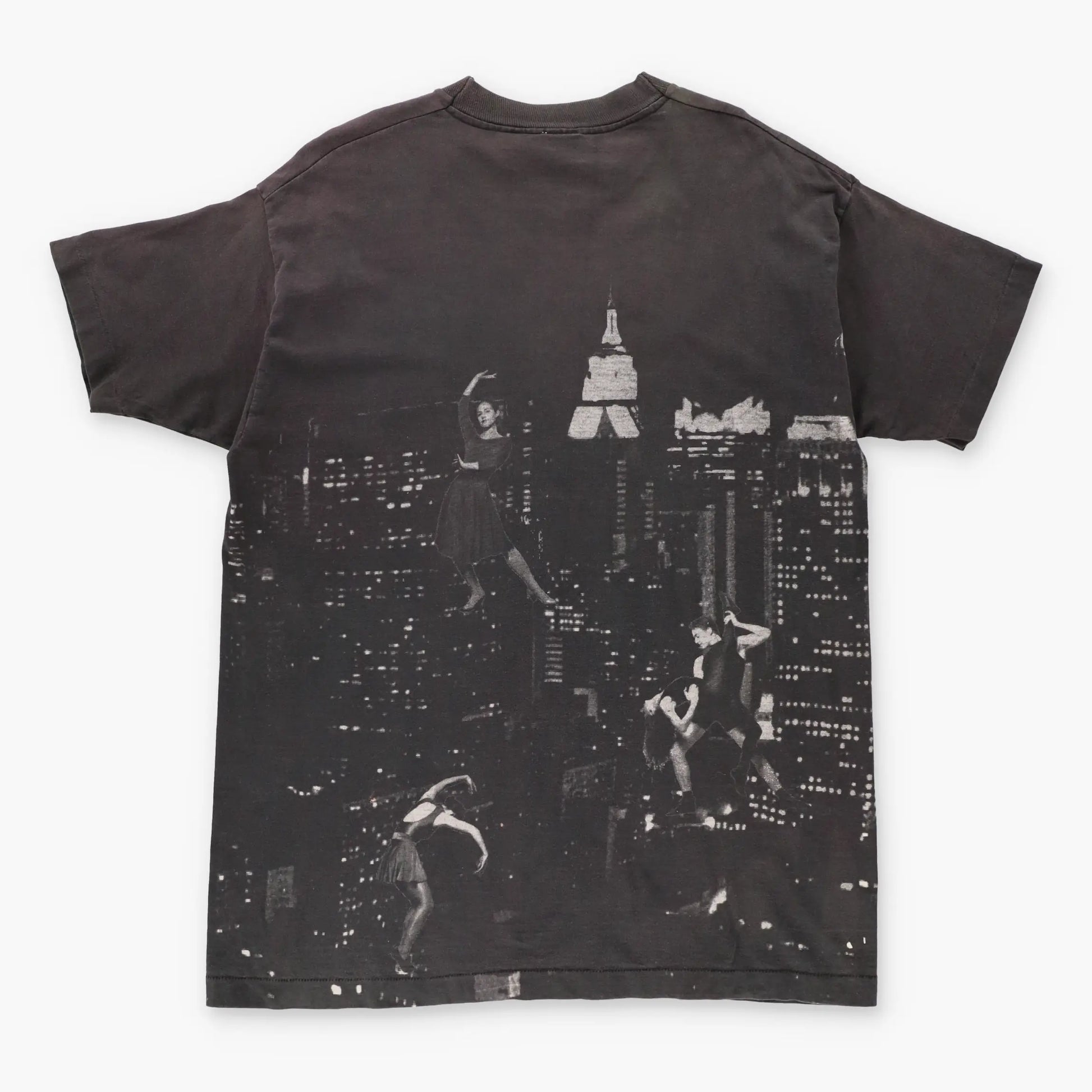 Capezio Dancing Broadway Theatre Sepia All Over Graphic Tee (XL) - Vintage Sole Melbourne