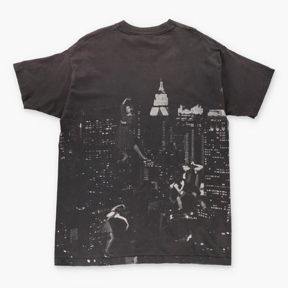 Capezio Dancing Broadway Theatre Sepia All Over Graphic Tee (XL) - Vintage Sole Melbourne