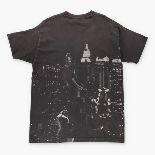 Capezio Dancing Broadway Theatre Sepia All Over Graphic Tee (XL) - Vintage Sole Melbourne