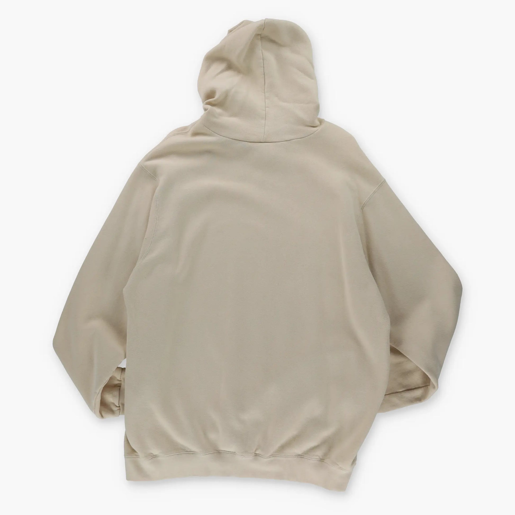 Vintage NIKE Travis Scott Embroidered Centre Swoosh Logo Beige Hoodie (XL) Vintage Sole Melbourne