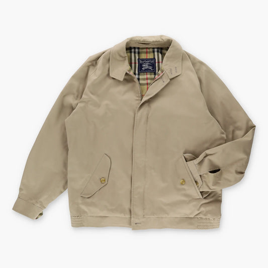 Vintage BURBERRY 'Harrington' England Made Beige Jacket (Men's 54)