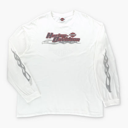 HARLEY DAVIDSON Crossroads Allentown Double Sided Long Sleeve Tee (XL) - Vintage Sole Melbourne