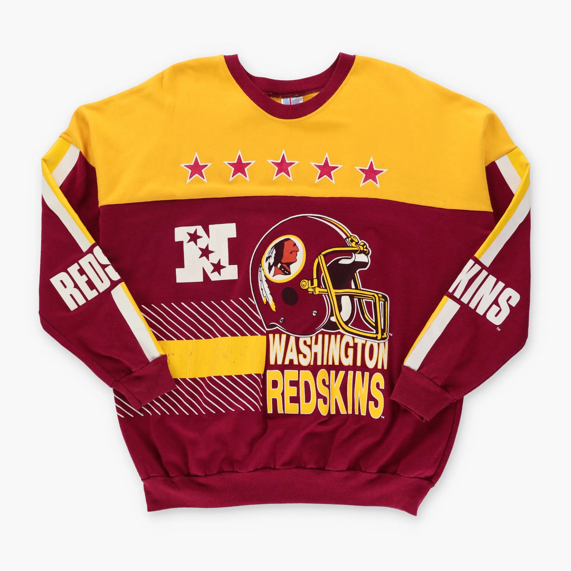 Washington Redskins NFL Double Sided USA Made Football Sweatshirt (L-XL) - Vintage Sole Melbourne