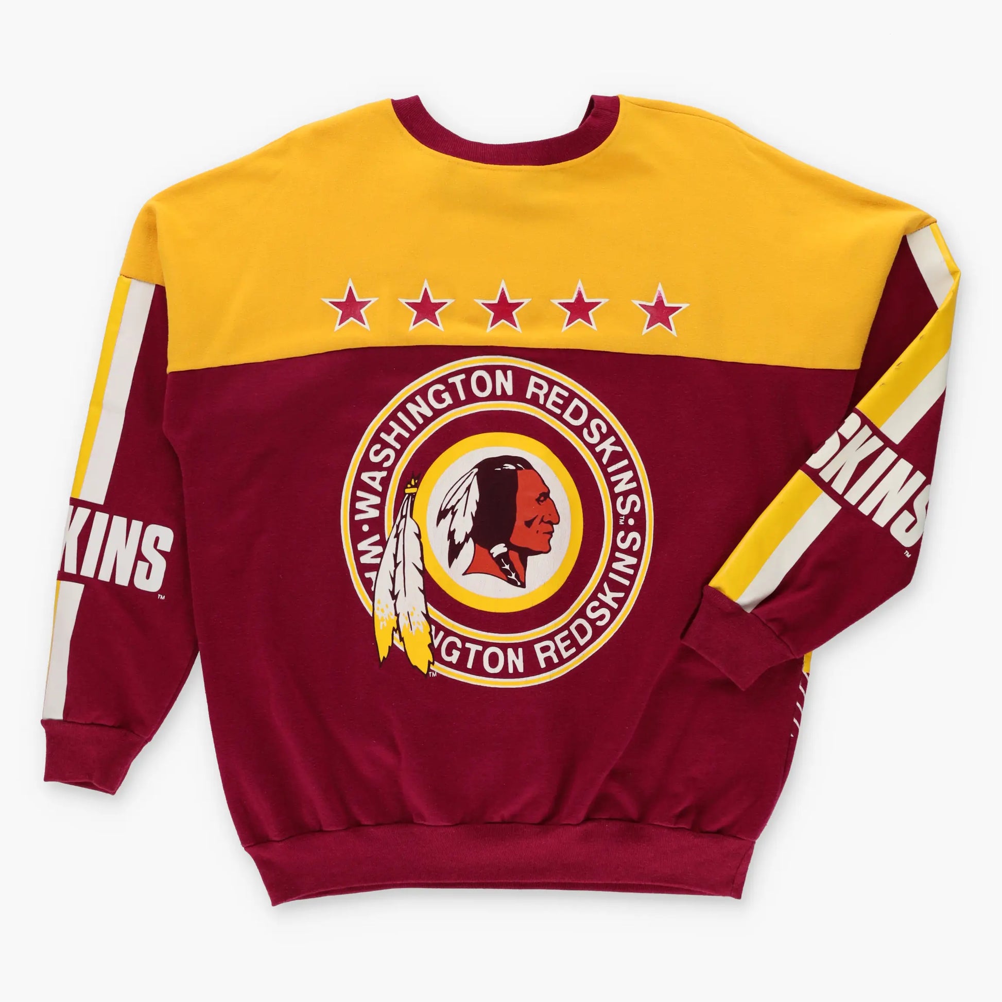 Washington Redskins NFL Double Sided USA Made Football Sweatshirt (L-XL) - Vintage Sole Melbourne