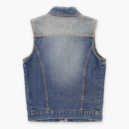 COOGI 'Down Under Blue' Medium Wash Button Up Denim Vest (S) ***COCO Vintage Sole Melbourne