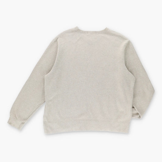 Vintage POLO RALPH LAUREN Embroidered Beige V-Neck Sweater (XL)