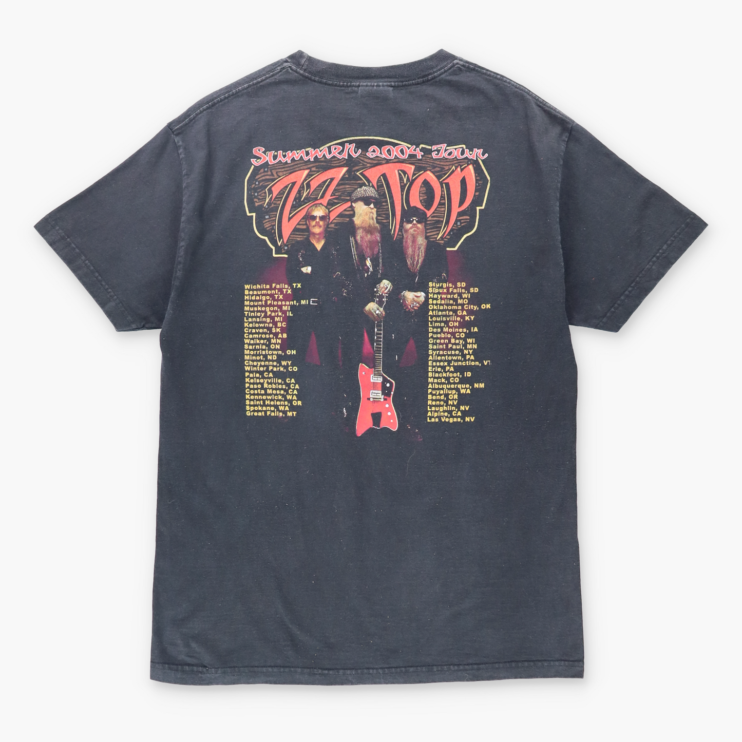 Vintage ZZ TOP Mescalero Skeleton Summer Tour Music T-Shirt (M-L) Vintage Sole Melbourne