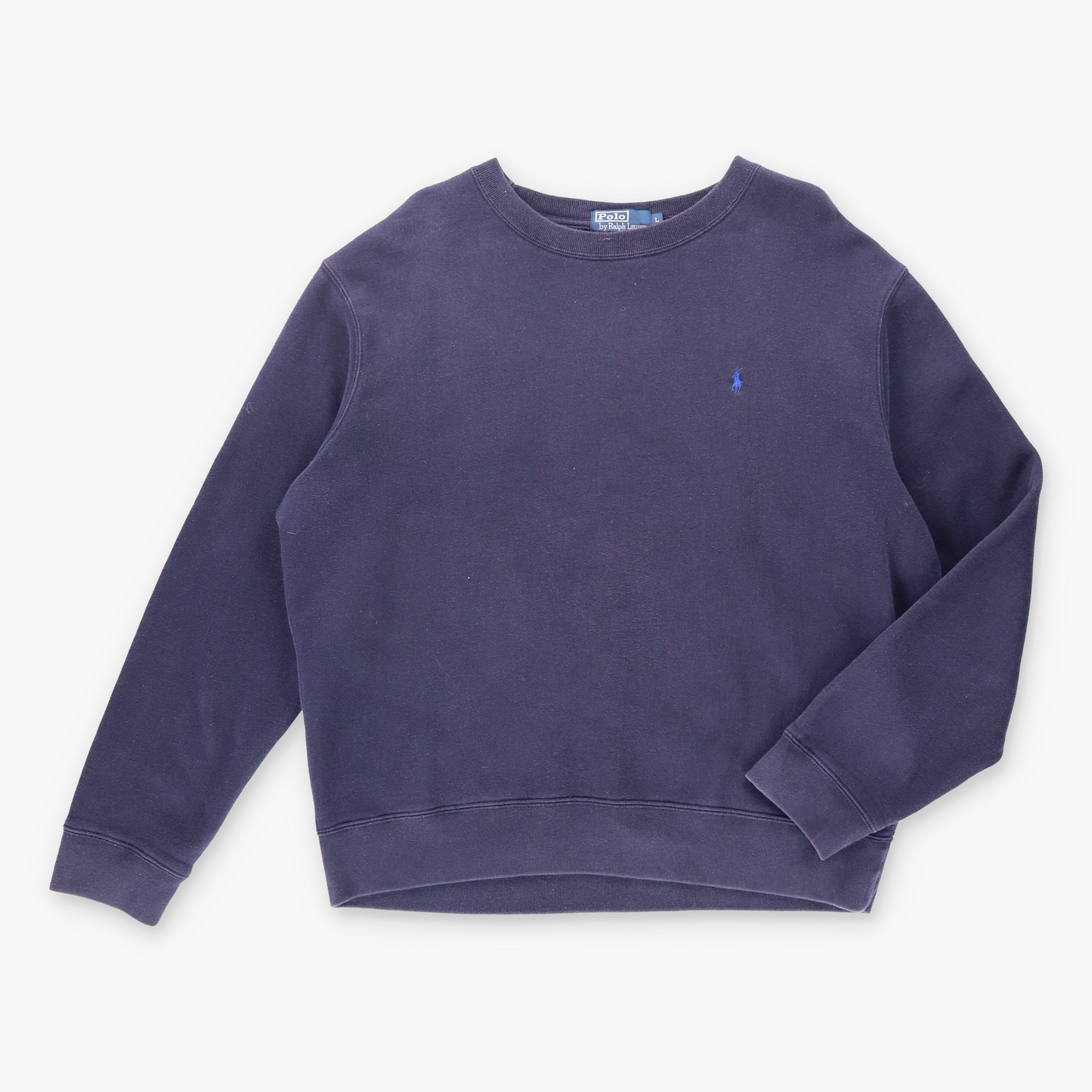 Vintage POLO RALPH LAUREN Purple Embroidered Logo Sweatshirt *Aubs Vintage Sole Melbourne