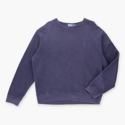 Vintage POLO RALPH LAUREN Purple Embroidered Logo Sweatshirt *Aubs Vintage Sole Melbourne