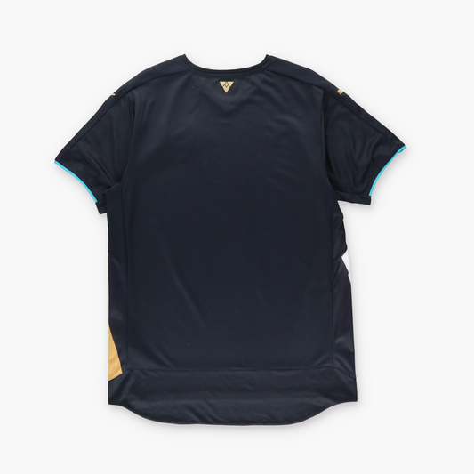PUMA Arsenal 2015/2016 Third Kit Embroidered Logo Black Soccer Jersey (L)
