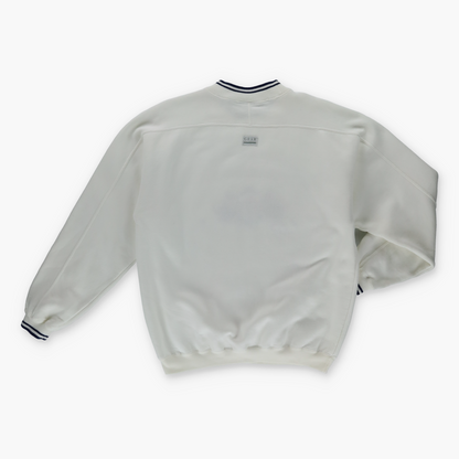 ROYAL VIKING SUN Embroidered Anchor Cruise Cream Sweatshirt (L)