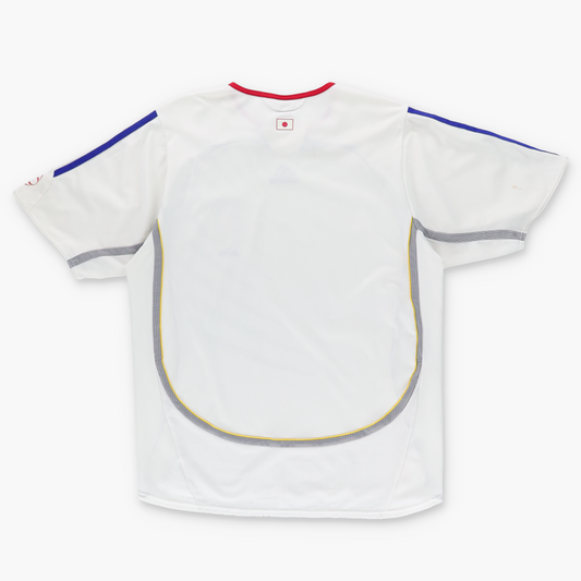 ADIDAS Japan 2006 Embroidered Logo Away White Soccer Jersey (M)