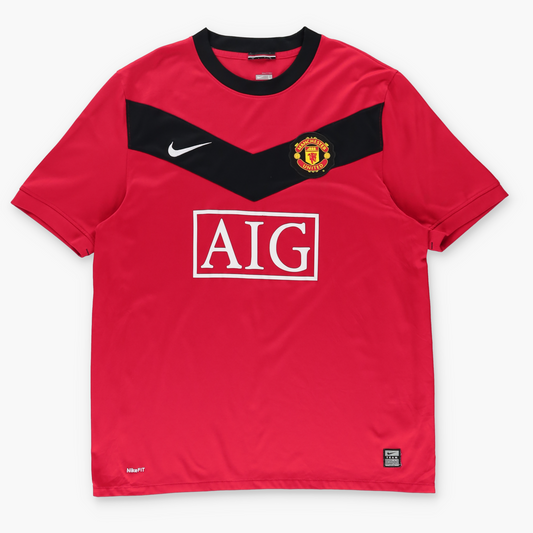 NIKE Manchester United 2009/2010 Home Red Jersey (L)