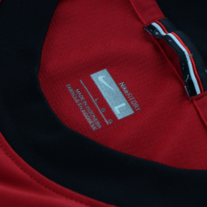NIKE Manchester United 2009/2010 Home Red Jersey (L)