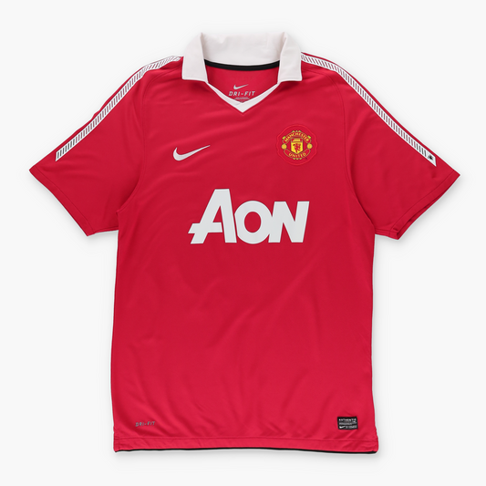 NIKE Manchester United 'Chicharito' #14 Embroidered Swoosh Soccer Jersey (M)