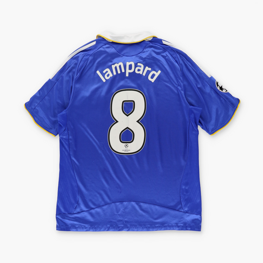 ADIDAS Chelsea 'Lampard' #8 Embroidered Logo Blue Soccer Jersey (L)
