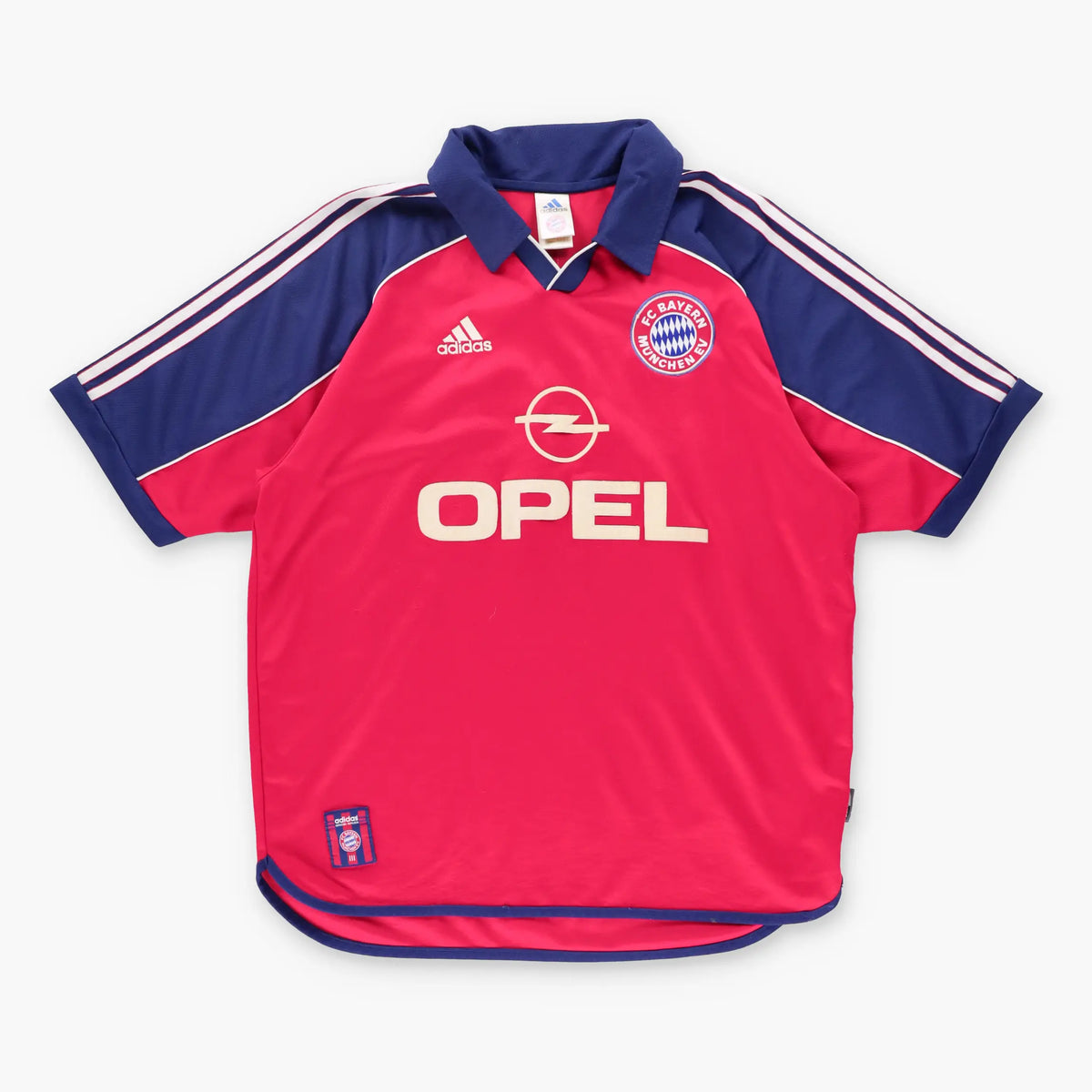 Vintage ADIDAS Bayen Munich FC 1999-2001 Home Soccer Jersey (L)