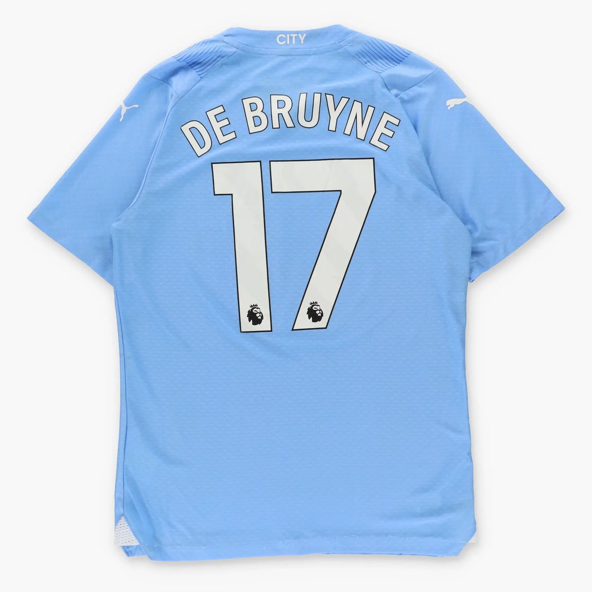Vintage PUMA Manchester City 2023-2024 Home Authentic Ultra Weave Blue Jersey (XL)
