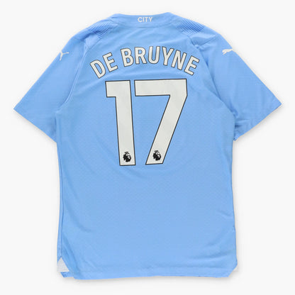 Vintage PUMA Manchester City 2023-2024 Home Authentic Ultra Weave Blue Jersey (XL)