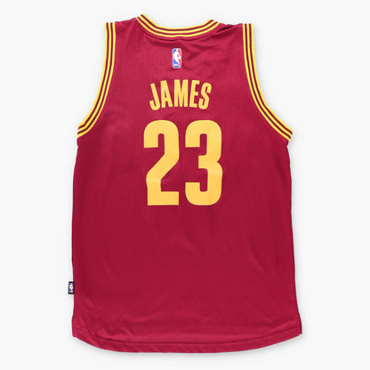 Vintage ADIDAS Cleveland Cavaliers LeBron James 'One For All' Jersey Singlet (L-XL)