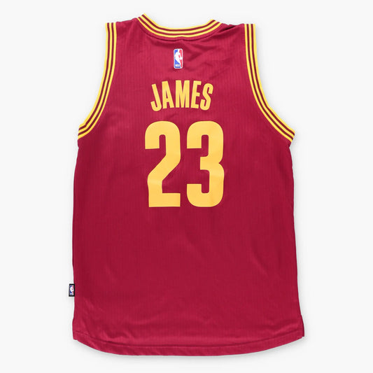 Vintage ADIDAS Cleveland Cavaliers LeBron James 'One For All' Jersey Singlet (L-XL)