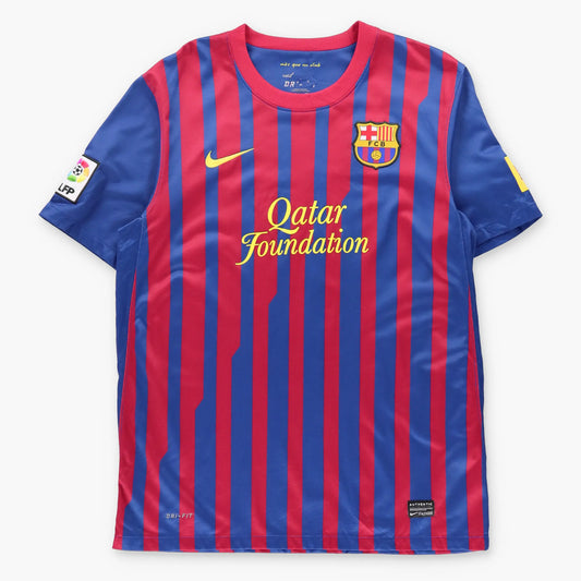 Vintage Nike Barcelona Embroidered Swoosh 2011/2012 Home Thiago #11 Jersey (M-L)