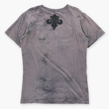 Vintage AFFLICTION Eagle Applique USA Made Grey Y2K T-Shirt (M TALL)