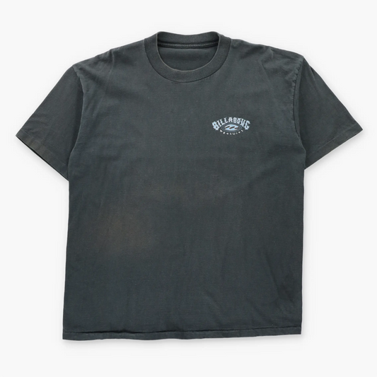 BILLABONG Wetsuits Logo Black Single Stitch Vintage Surfer Tee (XL)