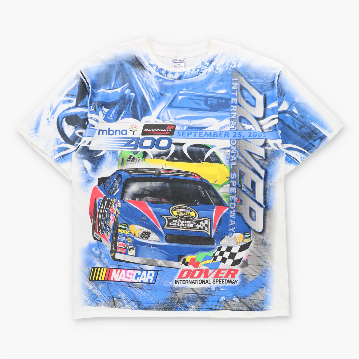 Vintage NASCAR 2005 Dover "The Monster Mile" All Over Print Tee (XL)