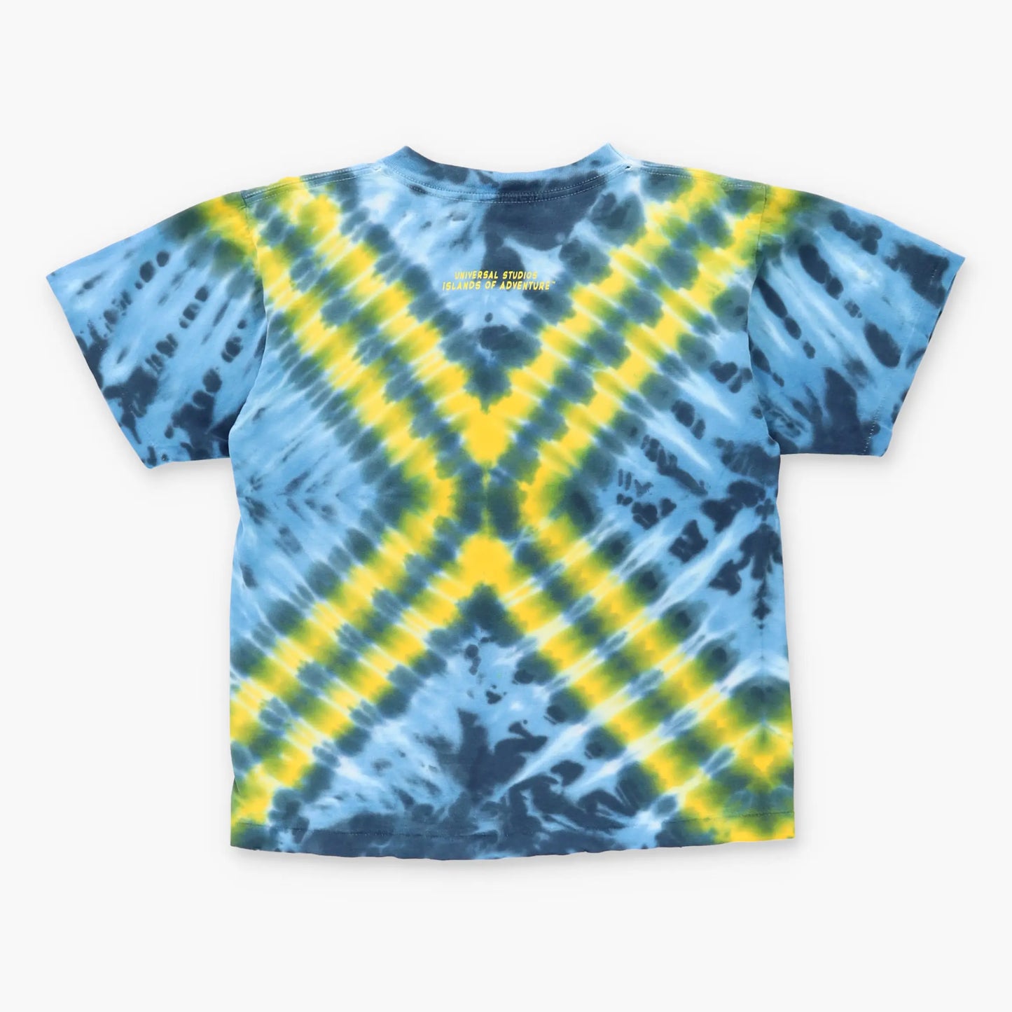 1999 Vintage MARVEL Wolverine X-Men Blue & Yellow Tie-Dye Tee (XS-S) Vintage Sole Melbourne