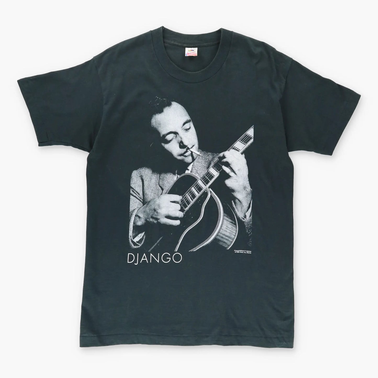 1990 VINTAGE Django Reinhardt Single Stitch USA Made Band Tee (L) Vintage Sole Melbourne