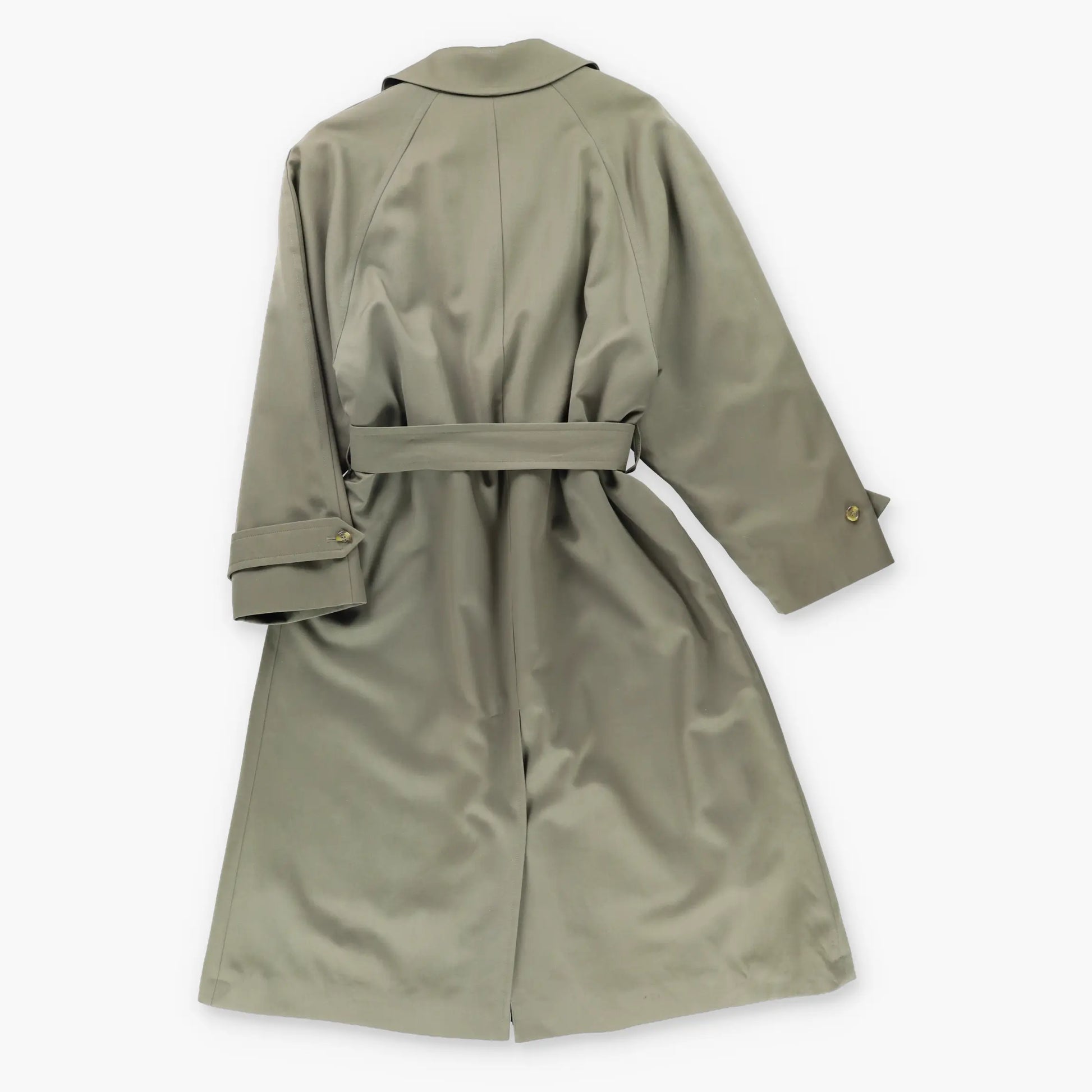 Vintage BURBERRY'S x BLOOMINGDALE'S Wool Lined Olive Green Trench Coat (Men's 40) Vintage Sole Melbourne