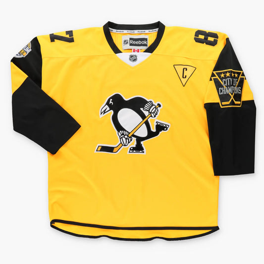 Pittsburgh Penguins NHL Sidney Crosby #87 REEBOK 2017 Stadium Series Hockey Jersey (XXL)