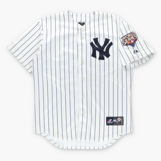MLB New York Yankees Mariano Rivera #42 World Series 2009 MAJESTIC Baseball Jersey (M)