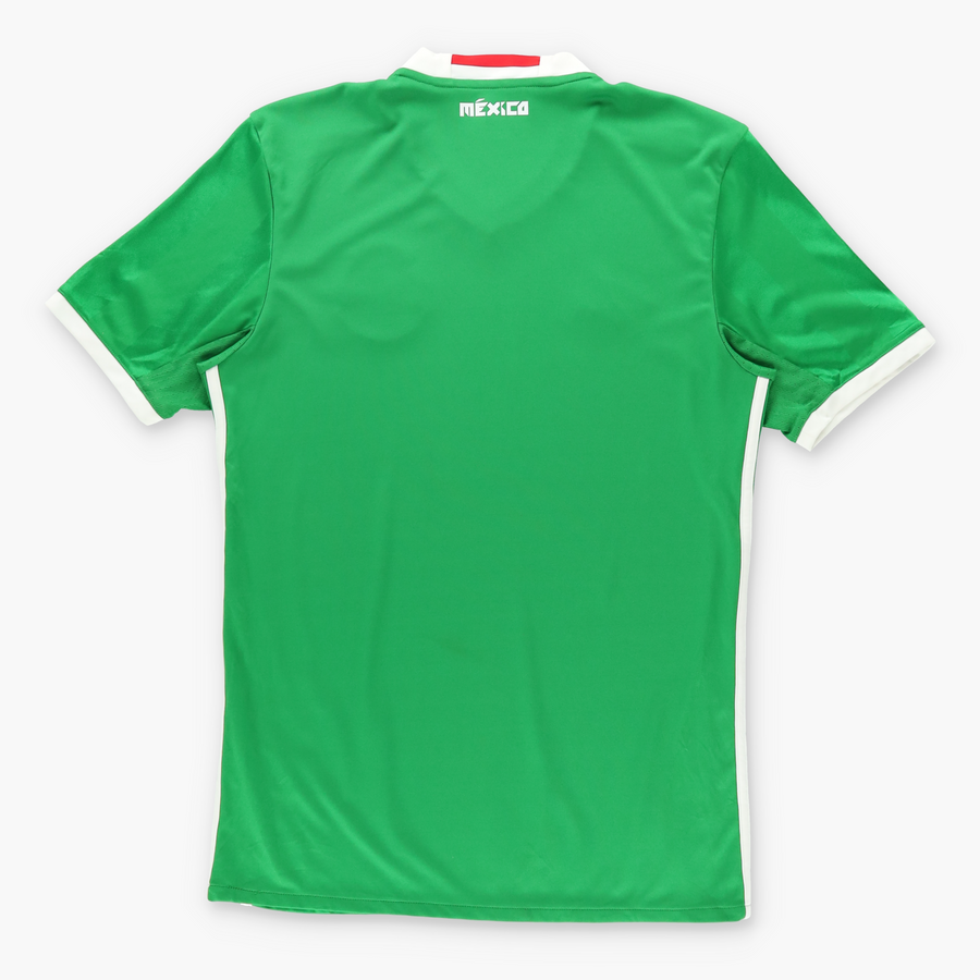 ADIDAS Mexico National Signed Green & White Soccer Jersey (S)