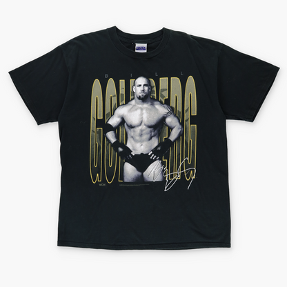 1998 Bill Goldberg WCW Black & Gold Wrestling Tee (XL)