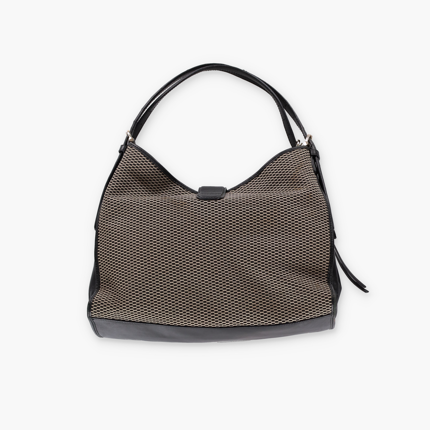 COACH 32363 'Madison Carlyle' Black & Beige Shoulder Bag