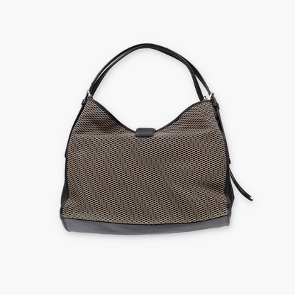 COACH 32363 'Madison Carlyle' Black & Beige Shoulder Bag