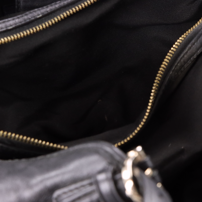 COACH 32363 'Madison Carlyle' Black & Beige Shoulder Bag