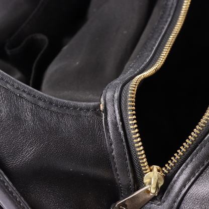 COACH 32363 'Madison Carlyle' Black & Beige Shoulder Bag