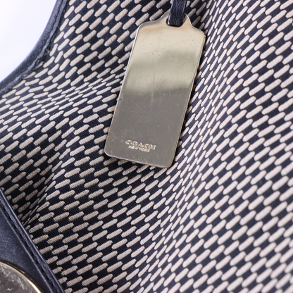 COACH 32363 'Madison Carlyle' Black & Beige Shoulder Bag