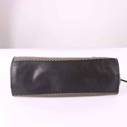 COACH 32363 'Madison Carlyle' Black & Beige Shoulder Bag