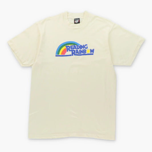 Vintage 80's READING RAINBOW TV Show Single Stitch 50/50 T-Shirt (XL)