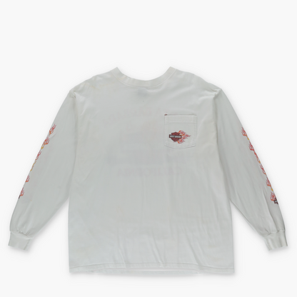 HARLEY DAVIDSON Santa Barbara Flame Graphic Long Sleeve T-Shirt (XL)