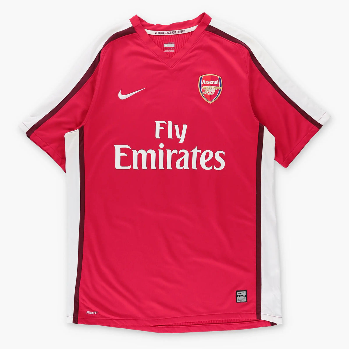Vintage NIKE Arsenal 2008-2010 Van Persie Embroidered Swoosh Red Soccer Jersey (L)