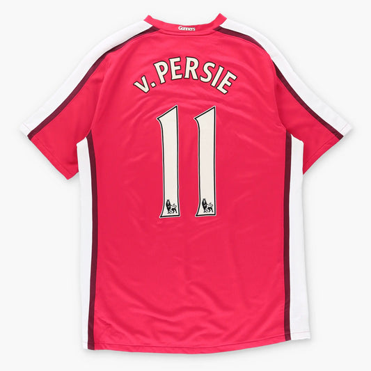 Vintage NIKE Arsenal 2008-2010 Van Persie Embroidered Swoosh Red Soccer Jersey (L)