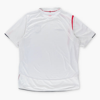 Vintage UMBRO England 2005-2007 Embroidered Home Soccer White Jersey (XL)