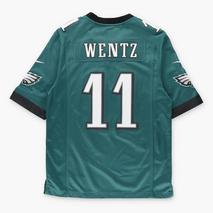 Vintage PHILADELPHIA EAGLES NFL 'On Field' Green & Black Football Jersey (XL)